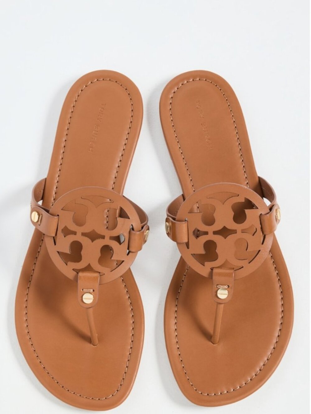 Tory Burch Miller Sandal, size 6, color Vintage Vachetta